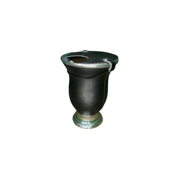 MATE PORONGO FORRADO Y TAPA CUERINA