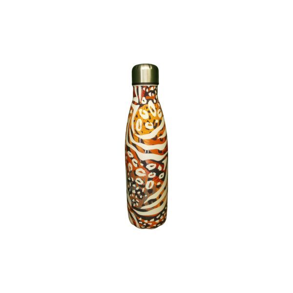 BOTELLA ACERO 500ML CON TAPA A ROSCA ESCAMAS / ANIMAL PRINT - Imagen 6