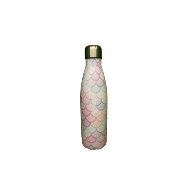 BOTELLA ACERO 500ML CON TAPA A ROSCA ESCAMAS / ANIMAL PRINT - Imagen 4