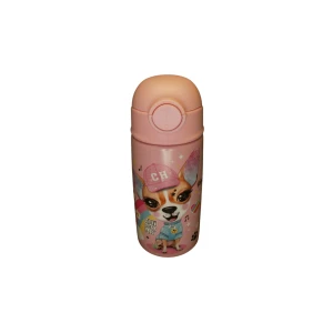 BOTELLA INFANTIL ACERO C/PICO SILICONA CHIMOLA