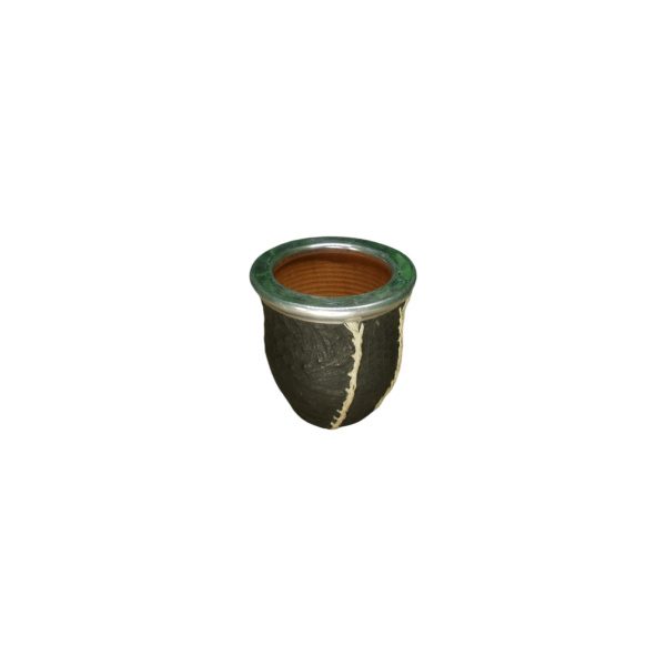 MATE ALGARROBO CON CUERINA Y TIENTO (ÑANDU)