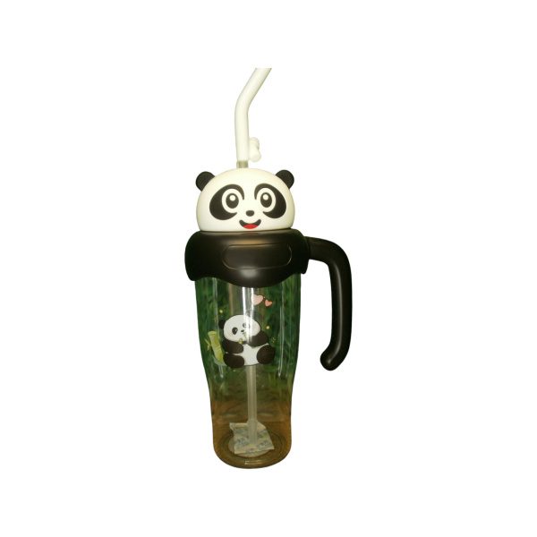 VASO INFANTIL PLASTICO CON ASA Y SORBETE - Imagen 2