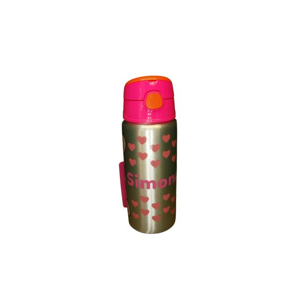 BOTELLA INFANTIL ALUMINIO 600ML C/PICO SILICONA - Imagen 2