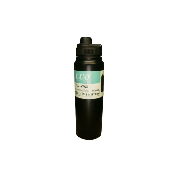 BOTELLA ACERO 800 ML LUO PICO A ROSCA (SIN FILTRO)