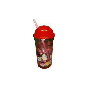 VASO INFANTIL ACRILICO PERSONAJES C/SORBETE WABRO