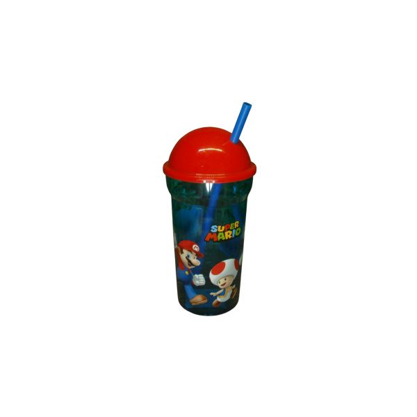 VASO INFANTIL ACRILICO PERSONAJES C/SORBETE WABRO - Imagen 4