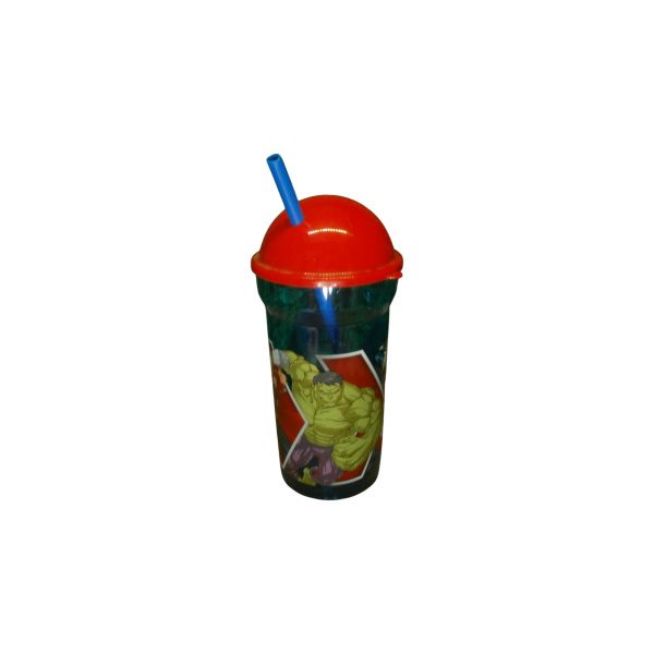 VASO INFANTIL ACRILICO PERSONAJES C/SORBETE WABRO - Imagen 3