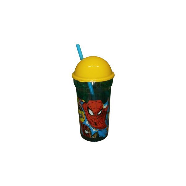 VASO INFANTIL ACRILICO PERSONAJES C/SORBETE WABRO - Imagen 2