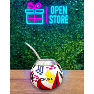 MATE CERAMICA Y ACERO AURORA CHUNA