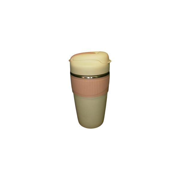 VASO TERMICO ACERO C/AGARRADERA DE GOMA Y DOBLE PICO PASTEL - Imagen 3