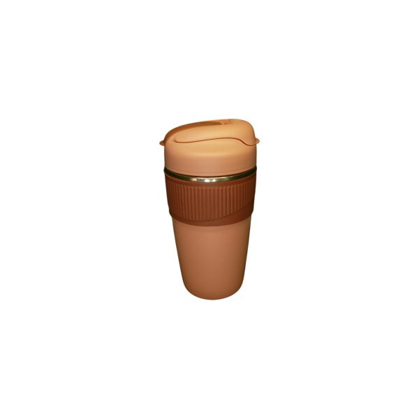 VASO TERMICO ACERO C/AGARRADERA DE GOMA Y DOBLE PICO PASTEL - Imagen 4