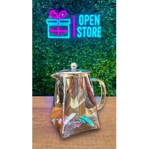 TETERA VIDRIO 750ML COLOR AMBAR