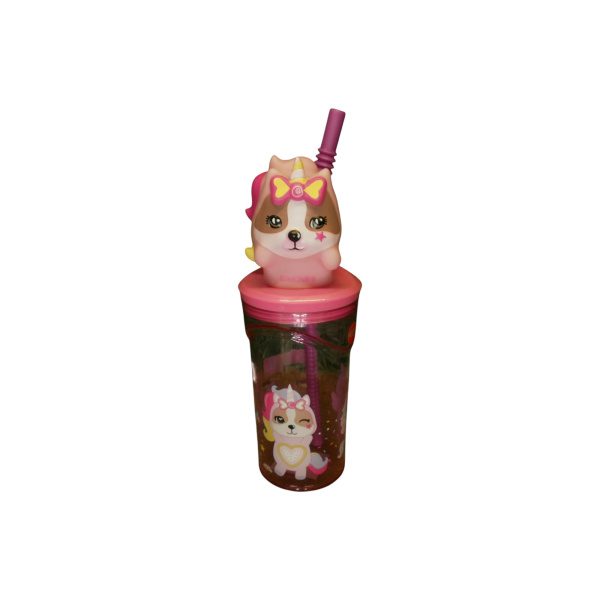 VASO INFANTIL TAPA FORMA PERSONAJES 3D - Imagen 7