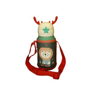 BOTELLA INFANTIL ACERO C/CORREA Y FUNDA