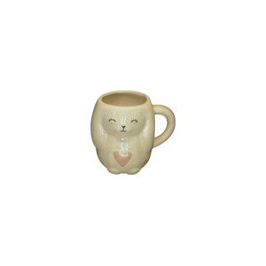 TAZA CONEJA BLANCA