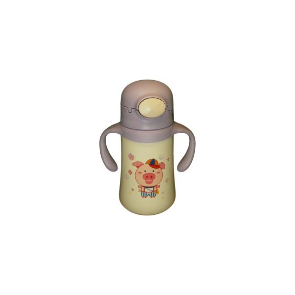 BOTELLA INFANTIL ACERO C/ASAS Y PICO SILICONA