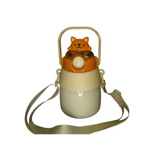 BOTELLON INFANTIL ACERO C/MANIJA CONEJO / PERRITO 950ML