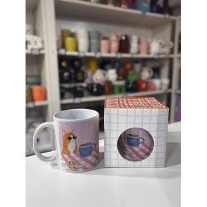 TAZA SUBLIMADA DISEÑO WATERMELON CON PACKAGING