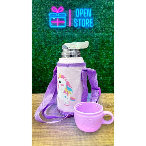 BOTELLA INFANTIL ACERO CON DOBLE TAPA - Imagen 4