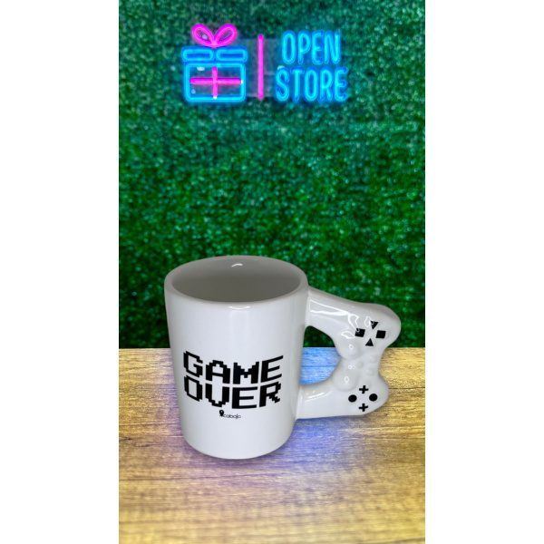 TAZA GAME OVER BLANCA