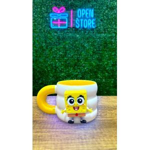 TAZA BOB ESPONJA / PATRICIO CON IMAN