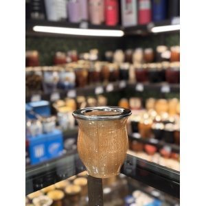 MATE JUJEÑO DE LAPACHO Y VIROLA DE ACERO
