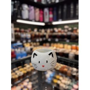 MATE CERAMICA GATO BLANCO