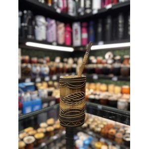 MATE DE CAÑA TACUARA CON BOMBILLA