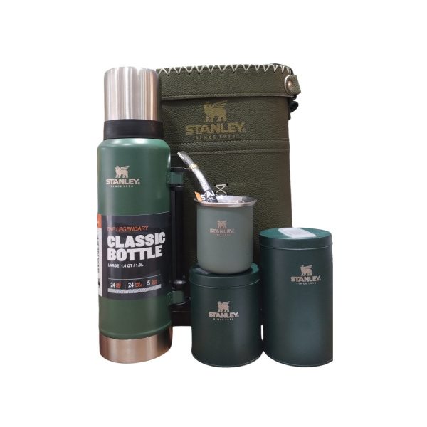 SET MATERO COMPLETO STANLEY (NEGRO - VERDE) - Imagen 2