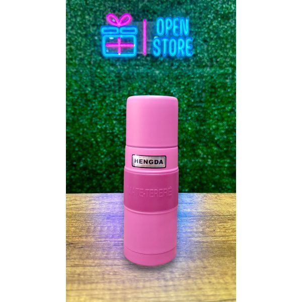 MATE LISTO ACERO 500ML (BLANCO-ROSA-VERDE-FUCSIA) - Imagen 2