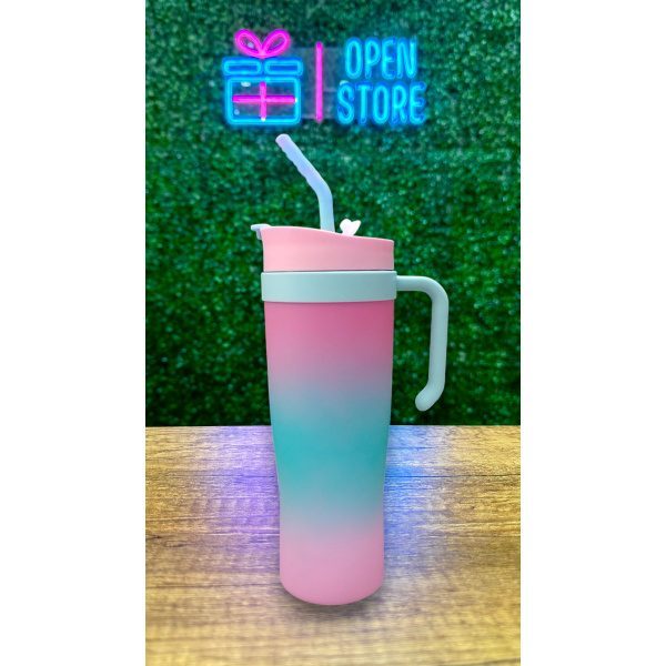 VASO PLASTICO TIPO QUENCHER 1.2L DEGRADE TRENDY
