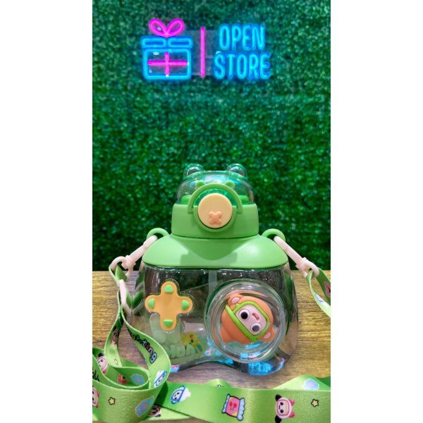 BOTELLA INFANTIL PLASTICO AUTOMATICA JOYSTICK CON CORREA - Imagen 2