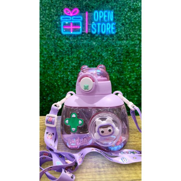 BOTELLA INFANTIL PLASTICO AUTOMATICA JOYSTICK CON CORREA - Imagen 4