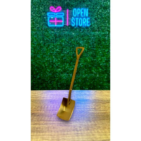 CUCHARA METAL DORADA