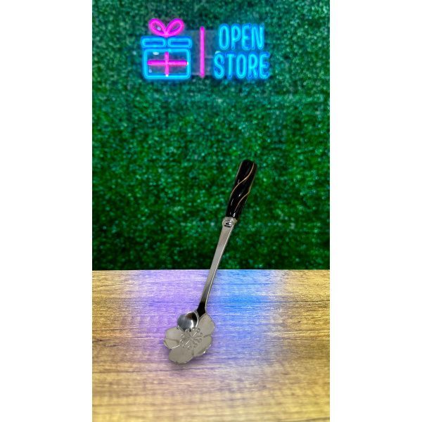 CUCHARA METAL DORADA CON MANGO - Imagen 2