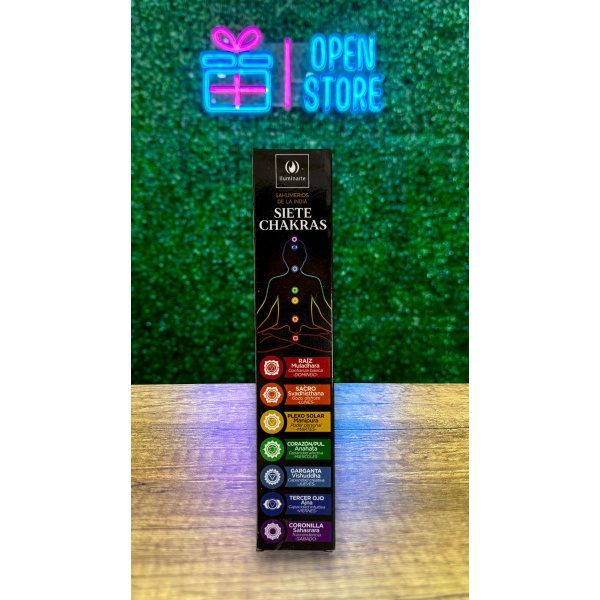 SAHUMERIO 7 CHAKRAS ILUMINARTE