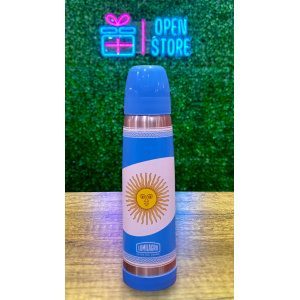 TERMO ACERO 1L LUMINOX BOCA - RIVER - ARGENTINA