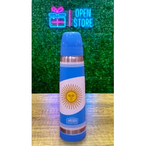 TERMO ACERO 1L LUMINOX BOCA - RIVER - ARGENTINA