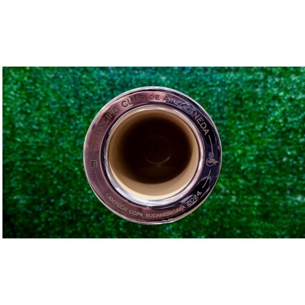 MATE PAMPA XL FUTBOL VIROLA ACERO (RACING) - Imagen 2