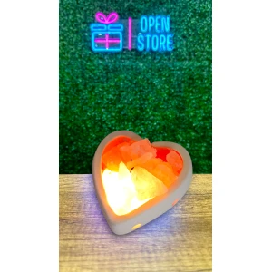 LAMPARA DE SAL CORAZON CHICO