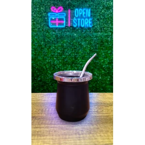 MATE PLASTICO TERMICO C/BOMBILLA EN CAJA PARY / MOLA