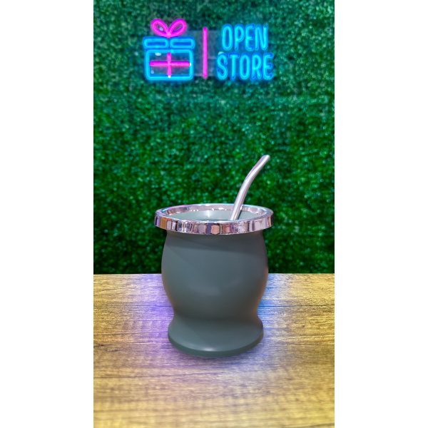 MATE PLASTICO TERMICO C/BOMBILLA EN CAJA PARY / MOLA - Imagen 2