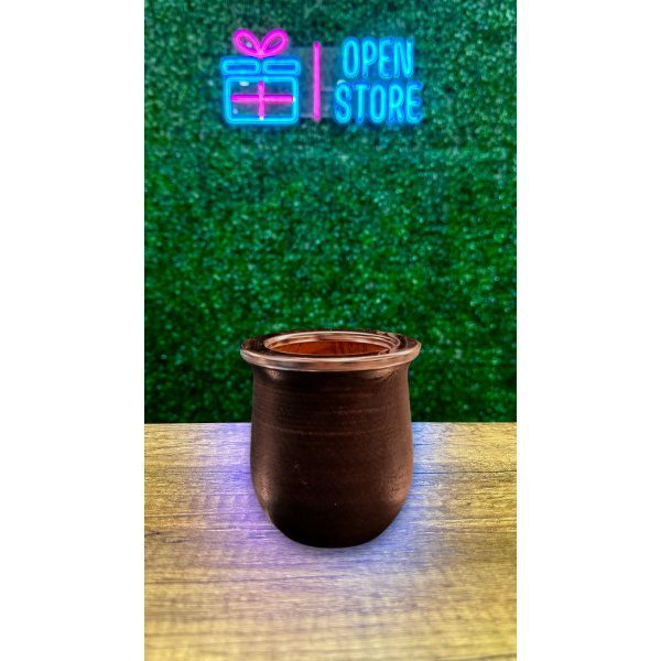 MATE ALGARROBO COLOR EBANO ACERO LISO