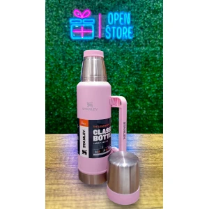 TERMO ACERO STANLEY 1,3L BLANCO - ROSA (REPLICA)