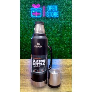 TERMO ACERO STANLEY 1,3L NEGRO - VERDE - ROJO