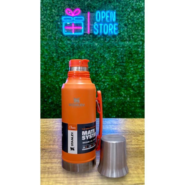 TERMO ACERO 1,2L STANLEY MATE SYSTEM (NARANJA)