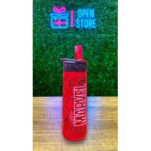 BOTELLA INFANTIL PLASTICO CON PICO MARVEL