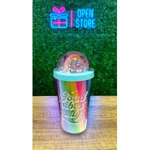 VASO ACRILICO ARCOIRIS 3D CHIMOLA