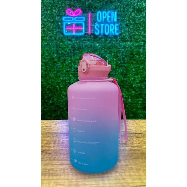 BOTELLA PLASTICO MOTIVACIONAL 2L