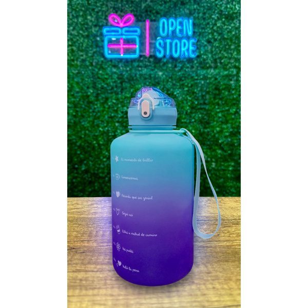 BOTELLA PLASTICO MOTIVACIONAL 2L - Imagen 3